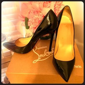 EUC Christian Louboutins BLack Pigalle! 10 US